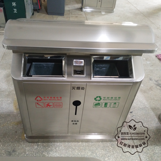 304不銹鋼垃圾桶圖片001