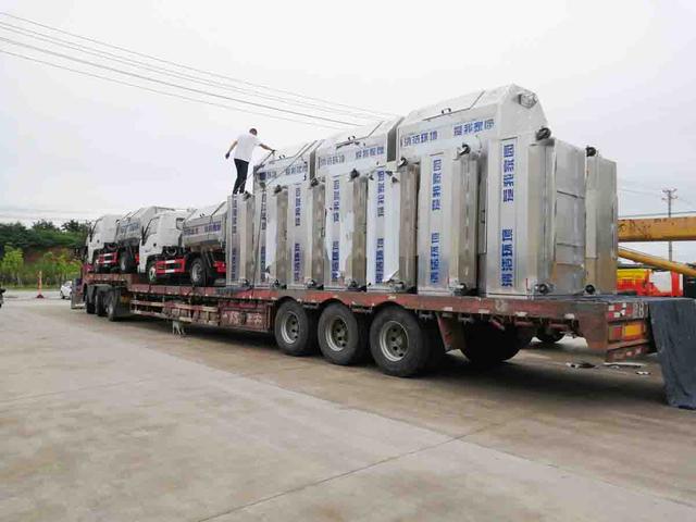 勾臂垃圾箱及配套垃圾車