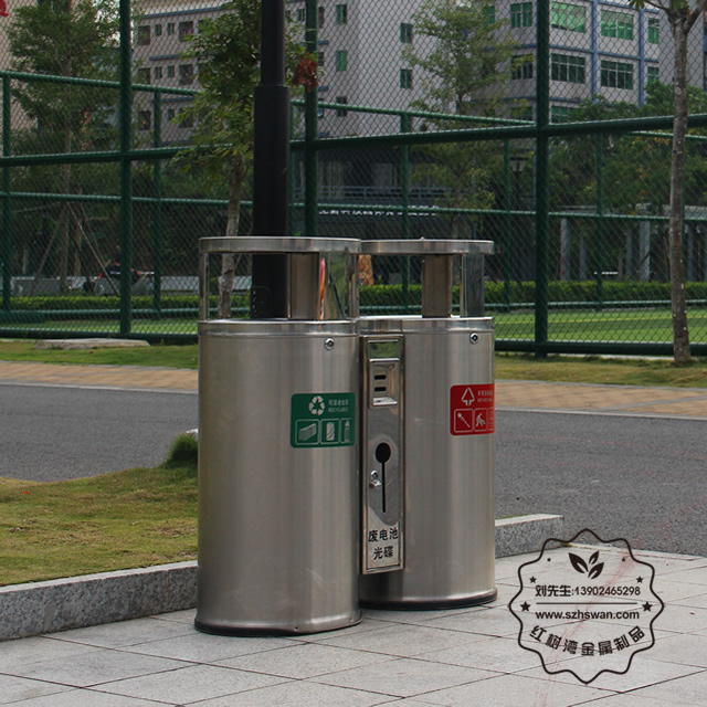不銹鋼垃圾桶圖片001