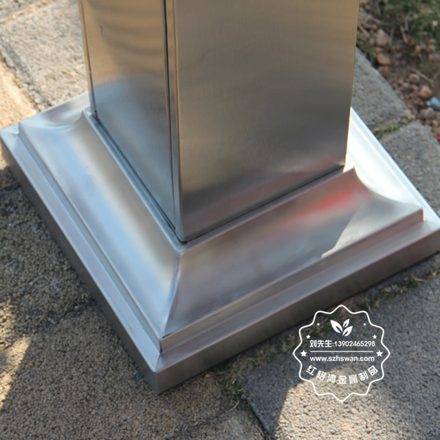 公共場所不銹鋼滅煙柱圖片004