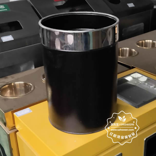 室內家用酒店小號不銹鋼垃圾桶圖片01