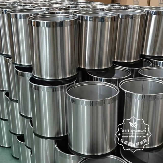 酒店不銹鋼垃圾桶