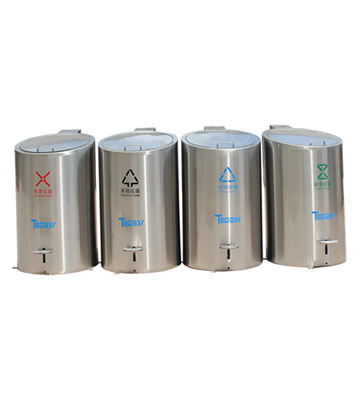 地埋式不銹鋼分類垃圾桶