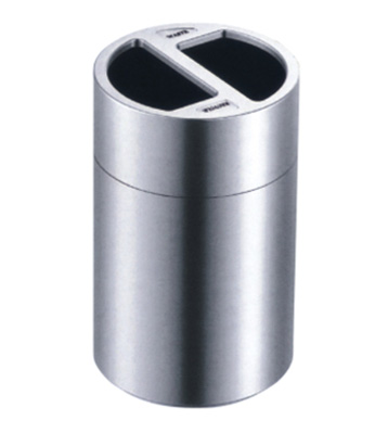 圓形立式創意不銹鋼室內分類垃圾桶