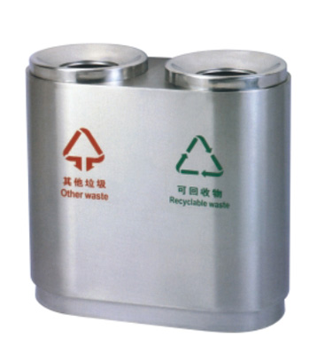 不銹鋼室內分類垃圾桶