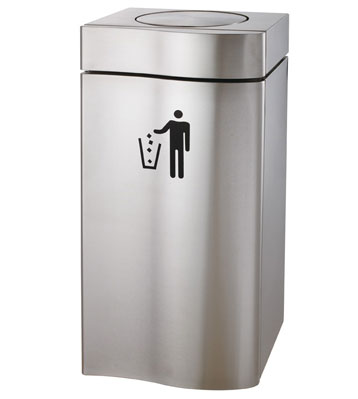 搖蓋室內(nèi)酒店辦公室商用不銹鋼垃圾桶