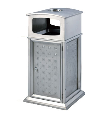 不銹鋼戶外古典門釘式垃圾桶