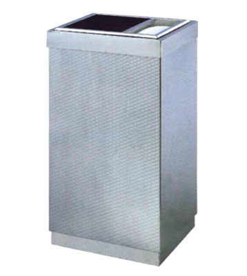 立式室內(nèi)不銹鋼方形垃圾桶