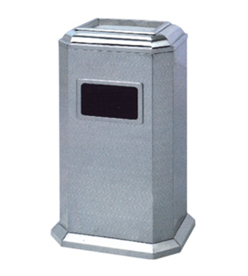 304室內立式壓花不銹鋼果皮箱