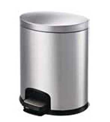 橢圓腳踏式不銹鋼垃圾桶