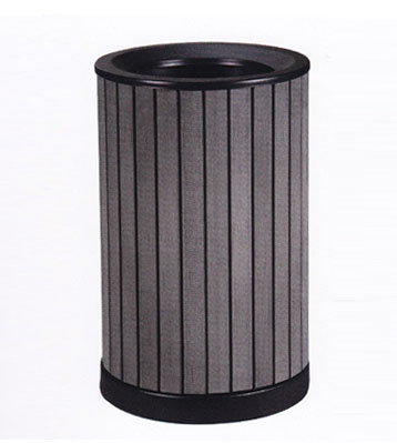 景區(qū)圓形鋼木垃圾桶