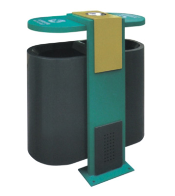 烤漆分類鋼制垃圾箱