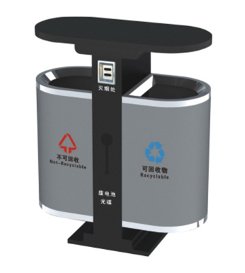 市政環保分類鋼制垃圾箱