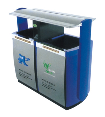 藍翔分類環(huán)保鋼制垃圾桶