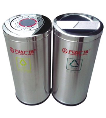 萬達商場分類垃圾桶