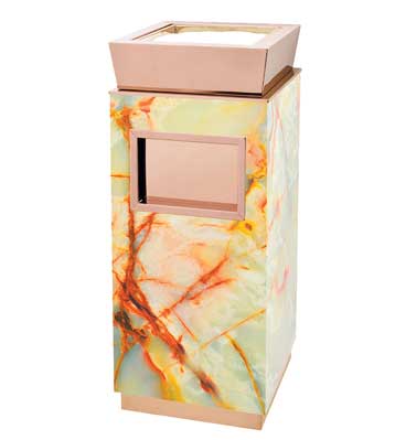 賓館仿石垃圾桶