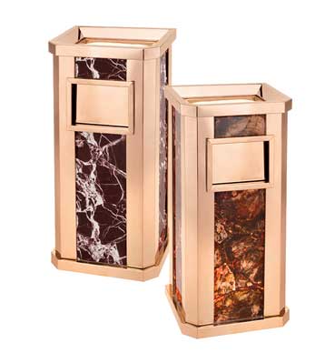 玫瑰金座地煙灰桶