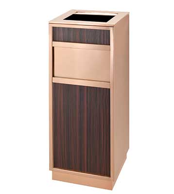 玫瑰金房間垃圾桶