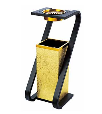 S型鈦金煙灰缸垃圾桶