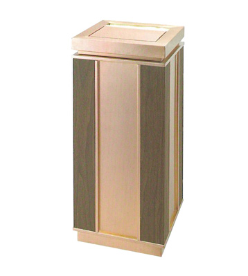 仿木紋賓館酒店垃圾桶