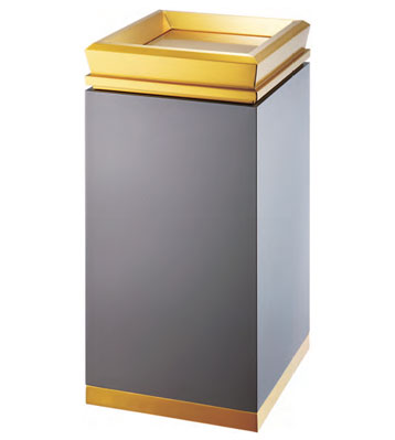 酒店電梯口鈦金垃圾桶