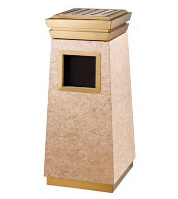 商務鈦金垃圾桶