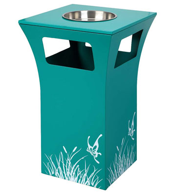 高大上商用醫(yī)療室內(nèi)環(huán)保果皮箱