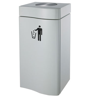 流行曲線商場垃圾桶