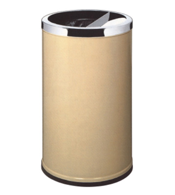 港式圓形座地鐵皮垃圾桶