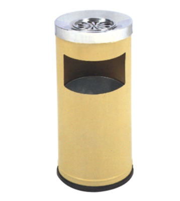 港式高頭斜口鐵皮垃圾桶