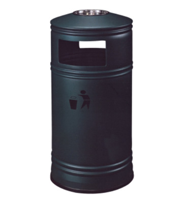 室內頂蓋帶煙灰缸鐵皮垃圾桶